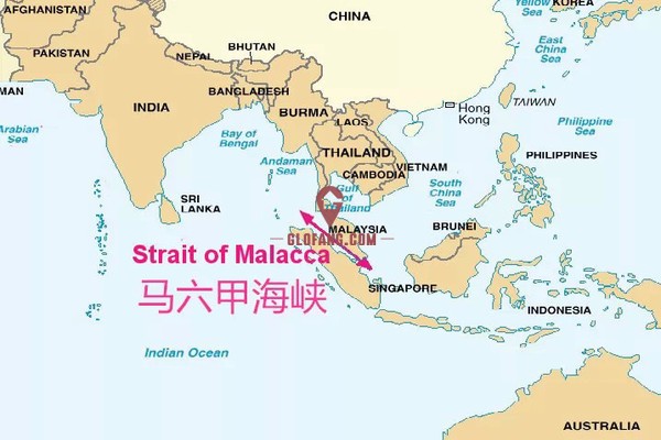 马六甲海峡周边国家图片